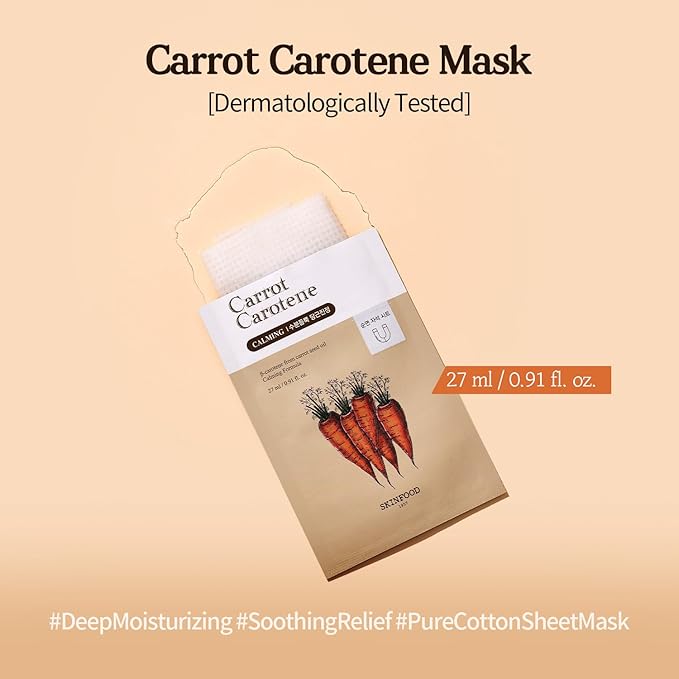 SKINFOOD - Carrot Carotene Mask 10 PCS