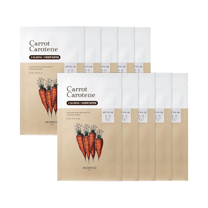 SKINFOOD - Carrot Carotene Mask 10 PCS