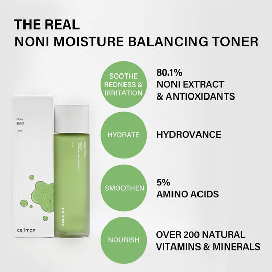 celimax - The Real Noni Moisture Balancing Toner 24 PCS
