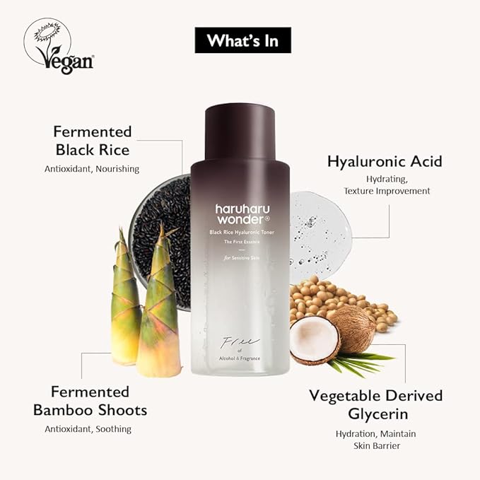 Haruharu WONDER - Black Rice Hyaluronic Toner