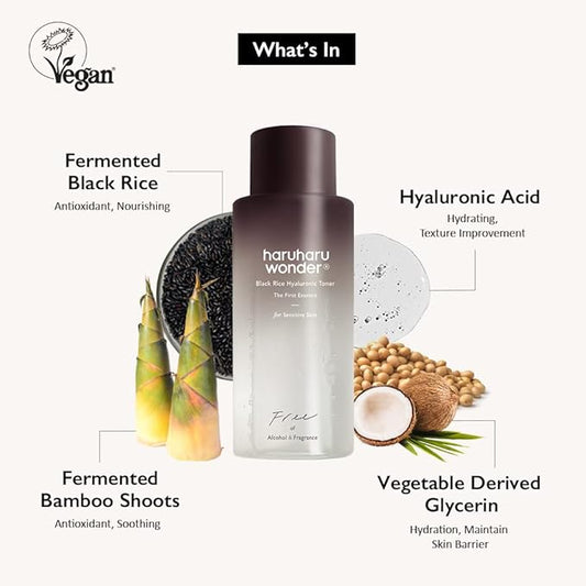 Haruharu WONDER - Black Rice Hyaluronic Toner