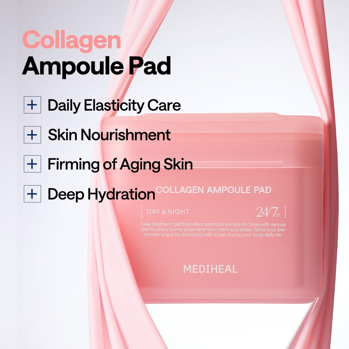 MEDIHEAL Collagen Ampoule Facial Toner Pads