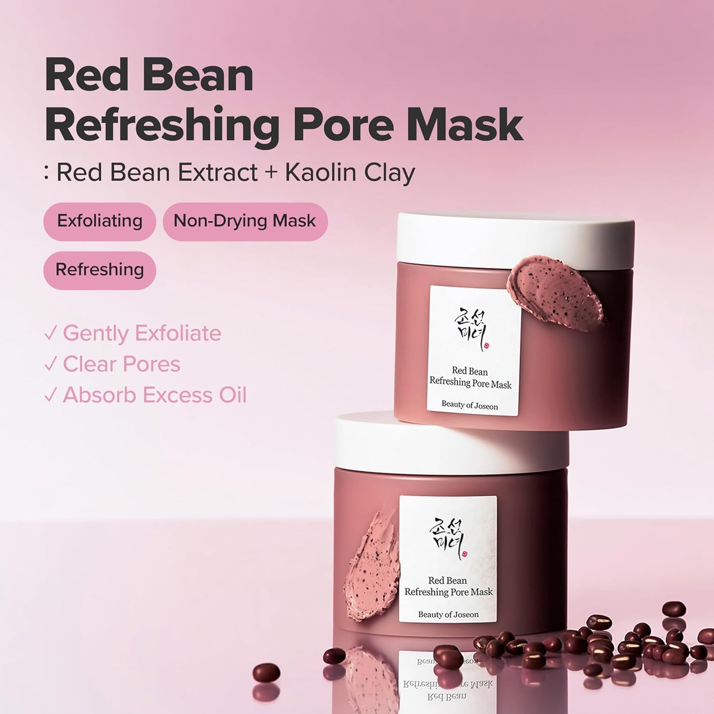 Beauty of Joseon Red Bean Pore Refreshing Mask 50pcs