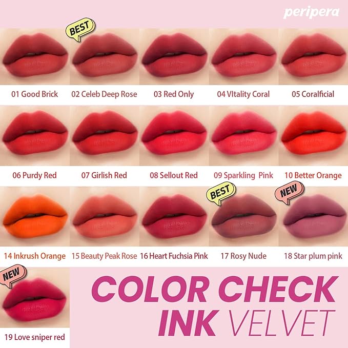 peripera - Ink The Velvet 10 PCS